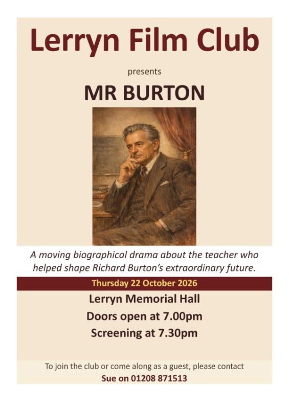 Lerryn Film Club - screening of 